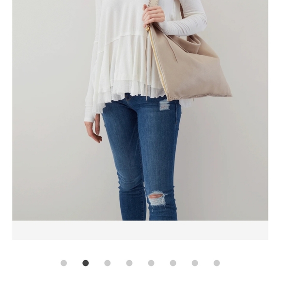 HOBO International Joplin shoulder bag in Oyster. - Picture 7 of 12